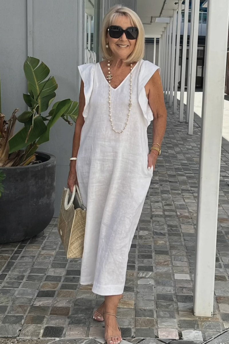 Robe sans manches élégante pour l’été