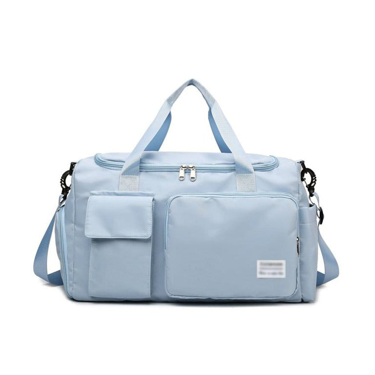 Sac polochon de sport et de voyage multipoches avec compartiment à chaussures