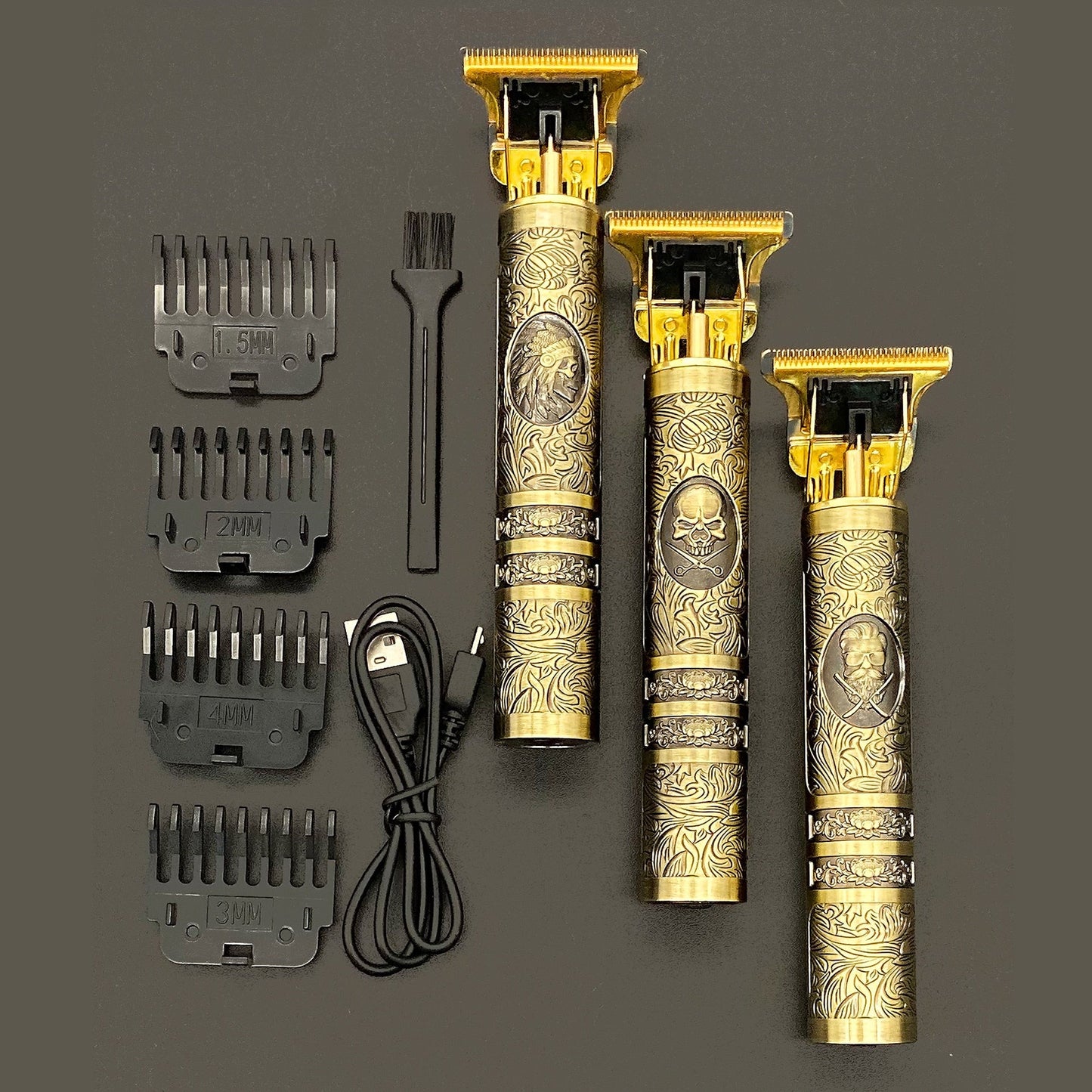 Skull vintage rechargeable avec sabots inclus