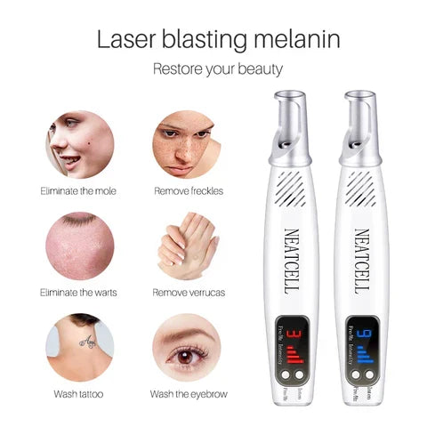 Stylo laser picoseconde effaceur d’imperfections de la peau
