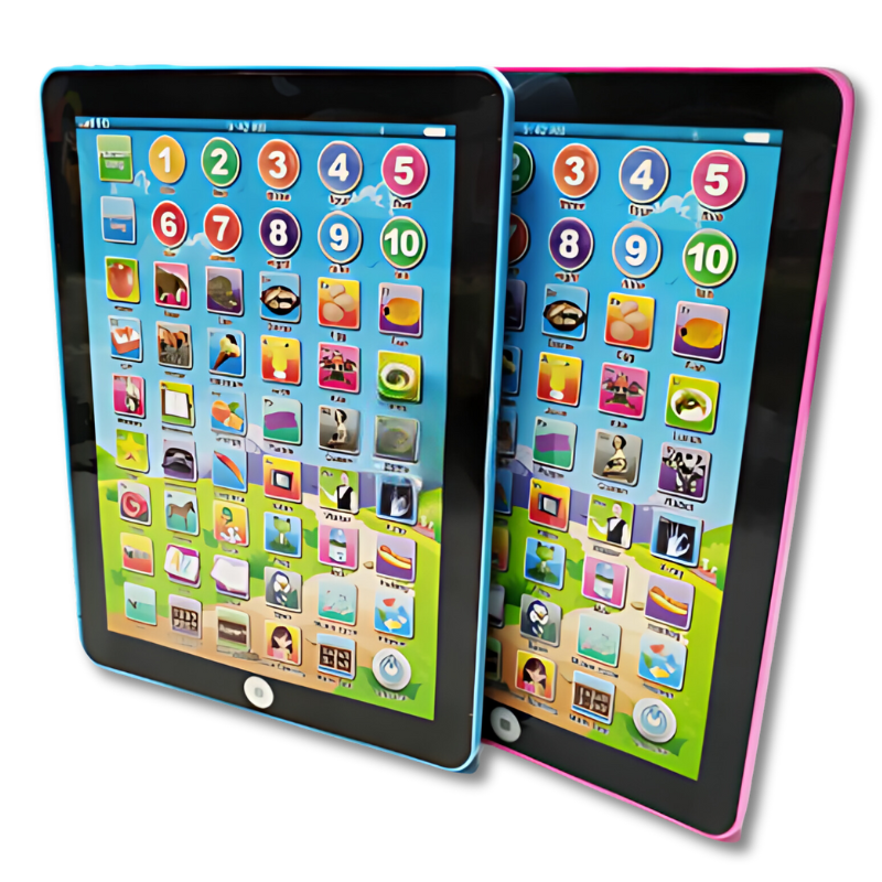 Tablette éducative interactive pour enfants de 3 à 6 ans + jeux éducatifs tactiles + plastique ABS résistant + conception légère et portable