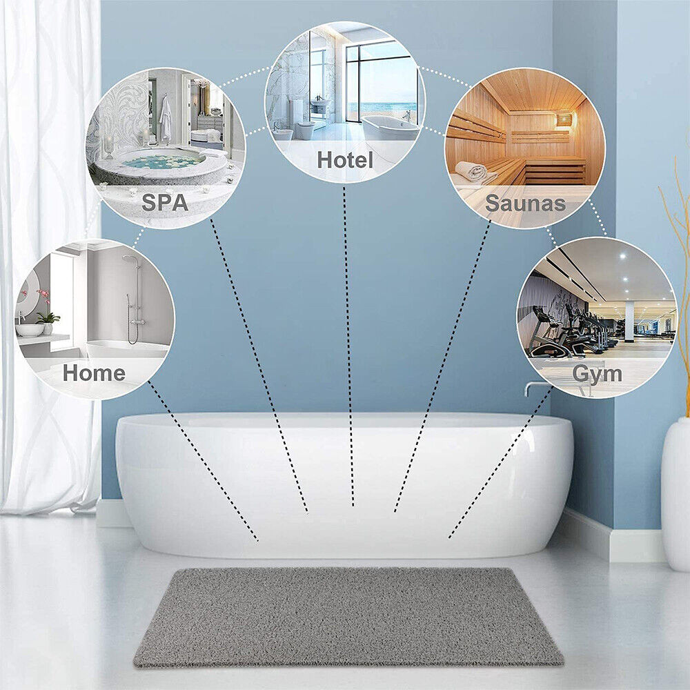 Tapis de douche sécurisant | antidérapant et doux pour les pieds