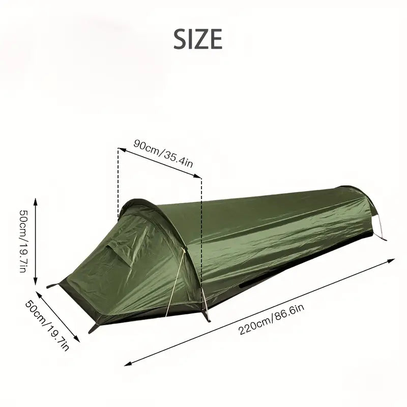 Tente compacte imperméable - ultralégère 1 personne pour l’aventure