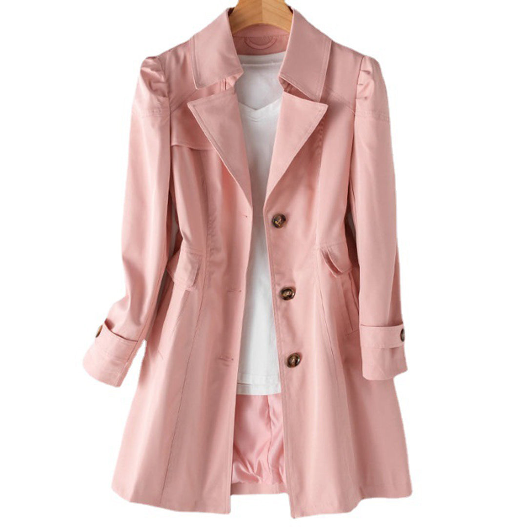 Trench cintré et évasé pour femme
