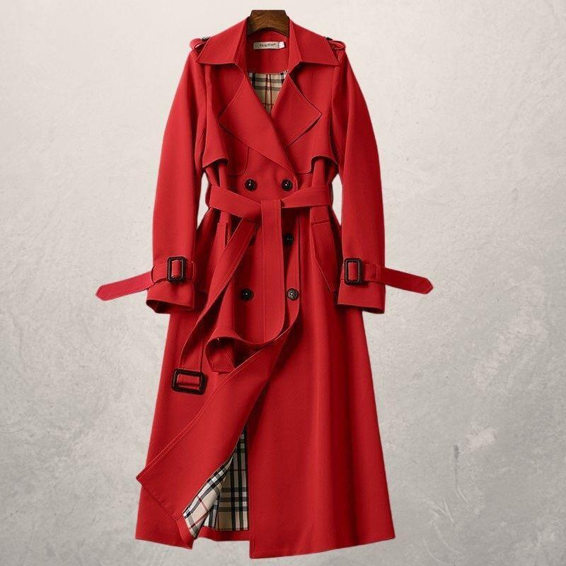 Trench-coat femme à double boutonnage