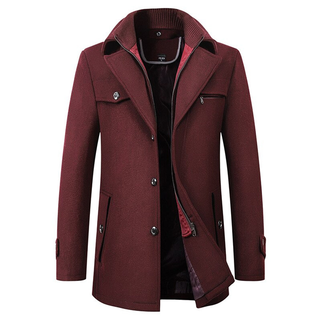 Trench-coat long élégant pour homme