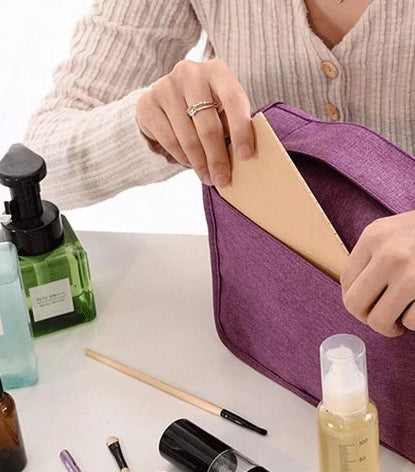 Trousse de toilette de luxe à suspendre, organiseur
