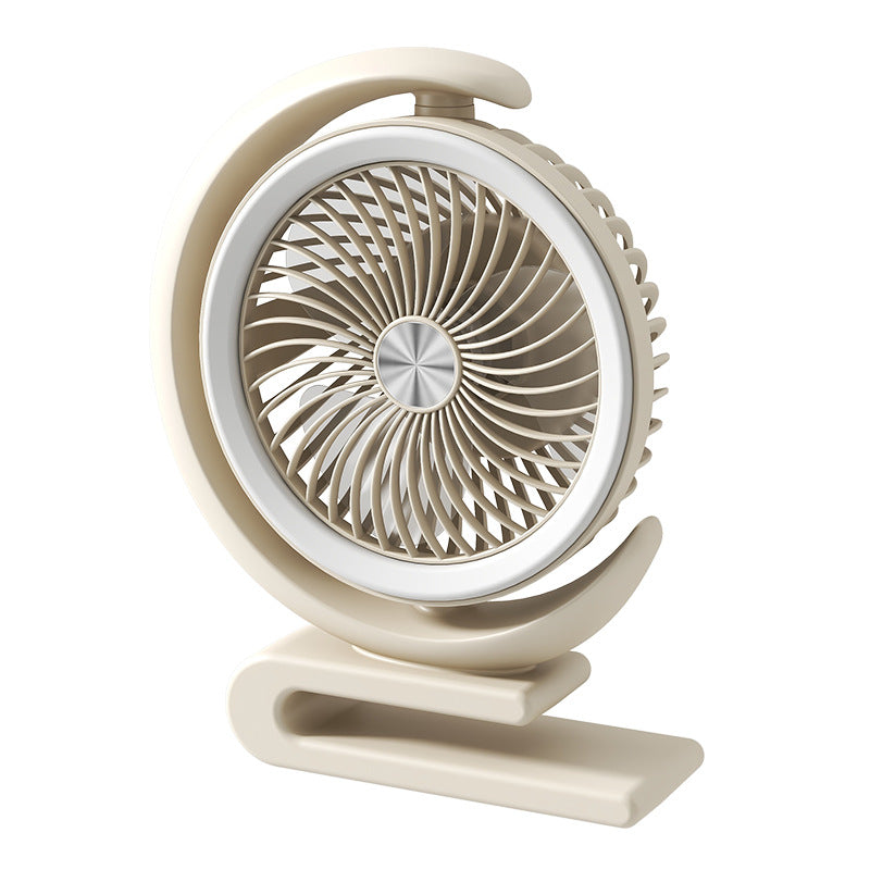 Ventilateur de bureau unisexe réglable oscillant à 360°