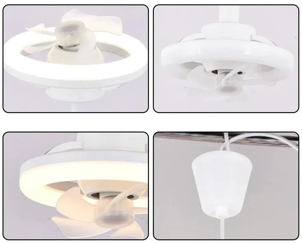 Ventilateur de plafond avec lumière réglable