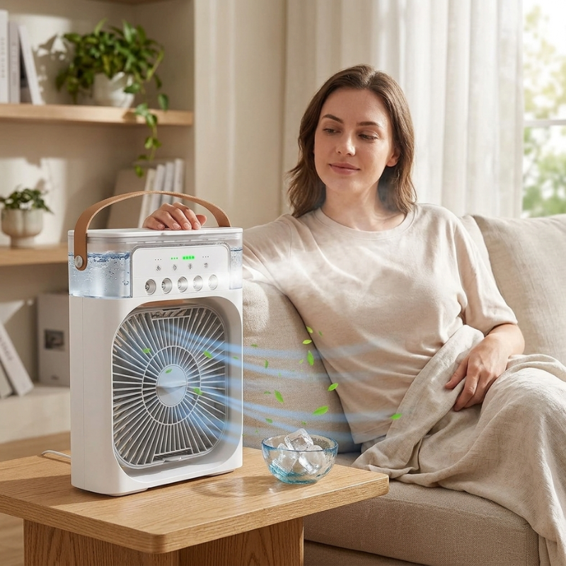 Ventilateur de table USB unisexe – circulateur d’air personnel