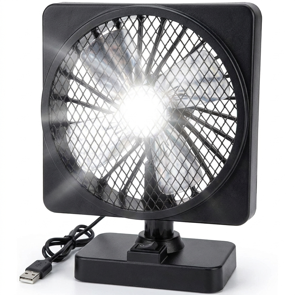 Ventilateur de voiture 12 V portable à 360°