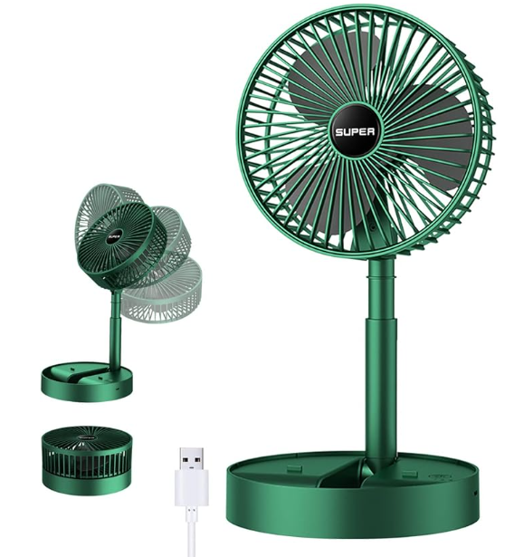 Ventilateur rechargeable - inclinable et puissant