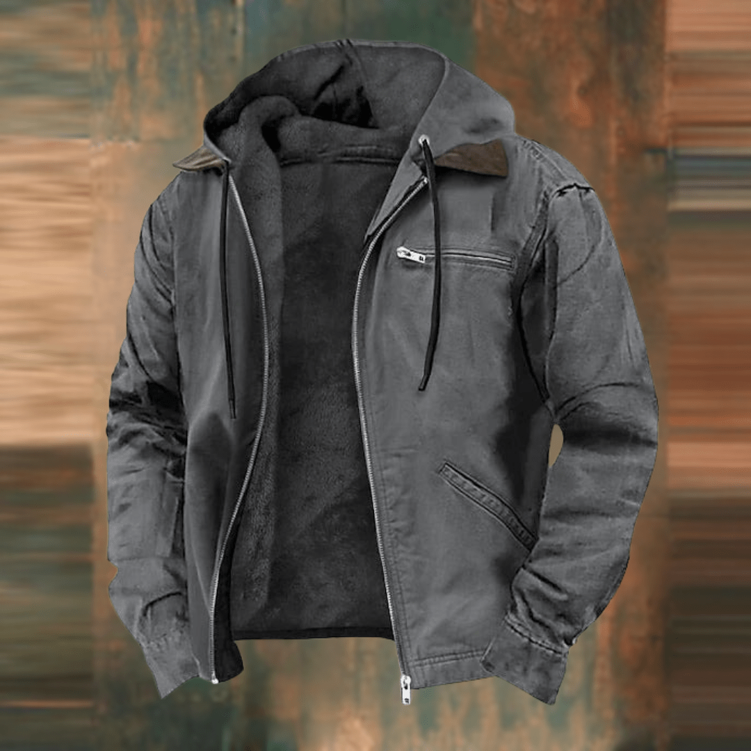 Veste à capuche décontractée pour homme