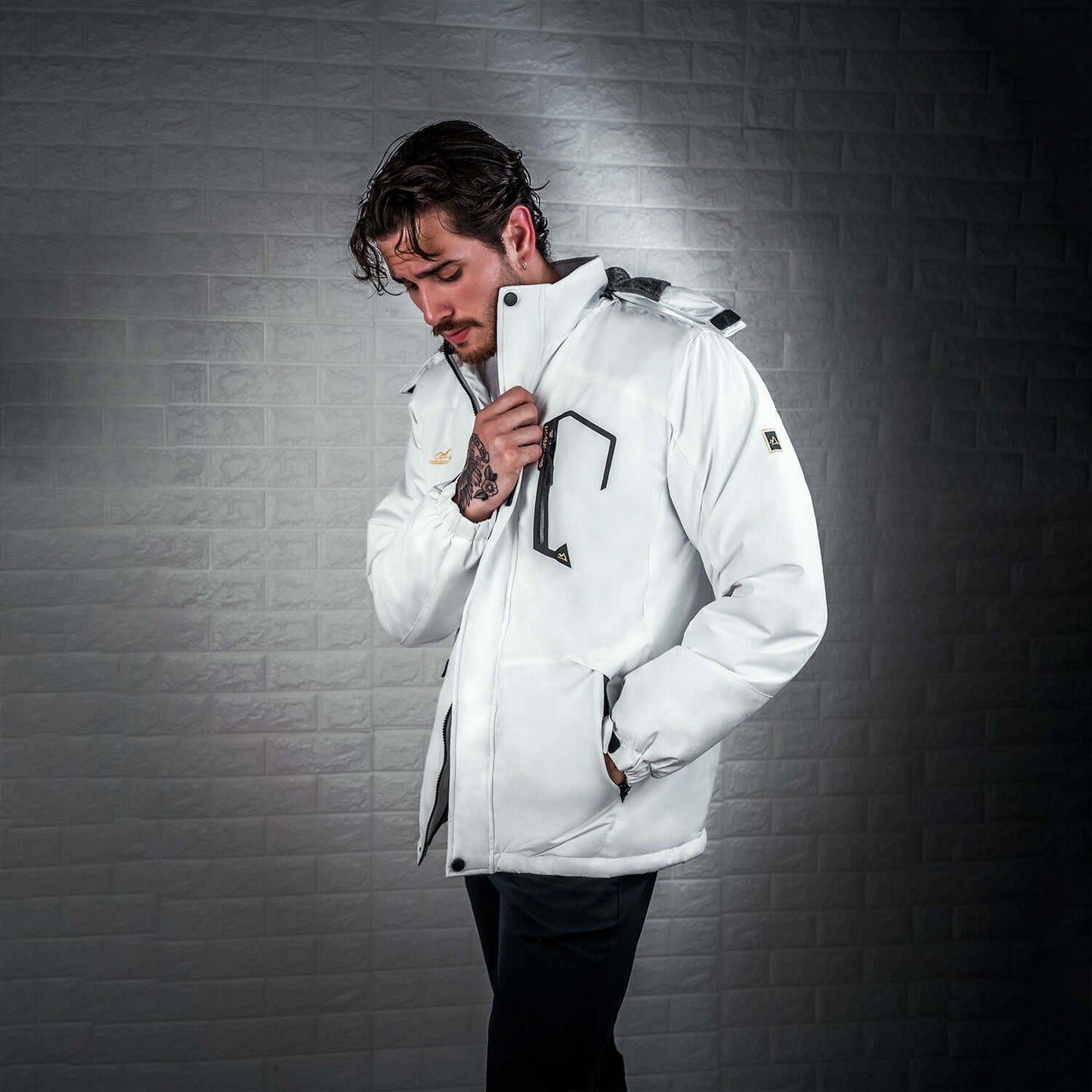 Veste d’hiver chaude homme - veste de ski déperlante