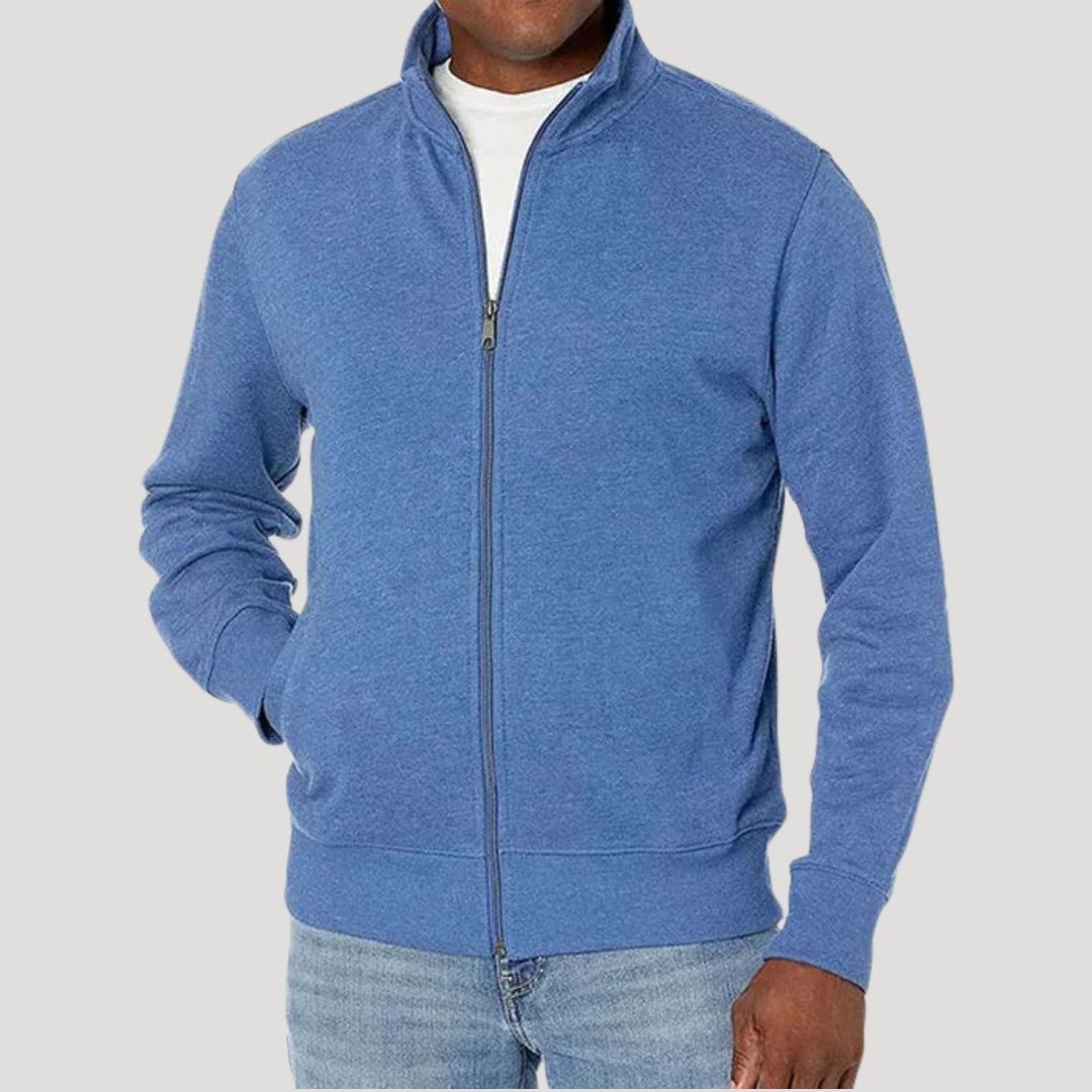 Veste de printemps zippée légère et décontractée pour homme