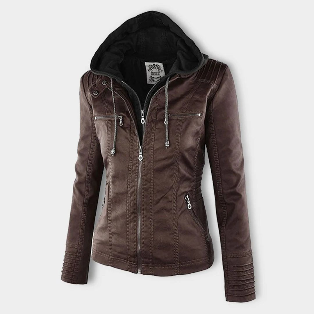 Veste femme cintrée à capuche