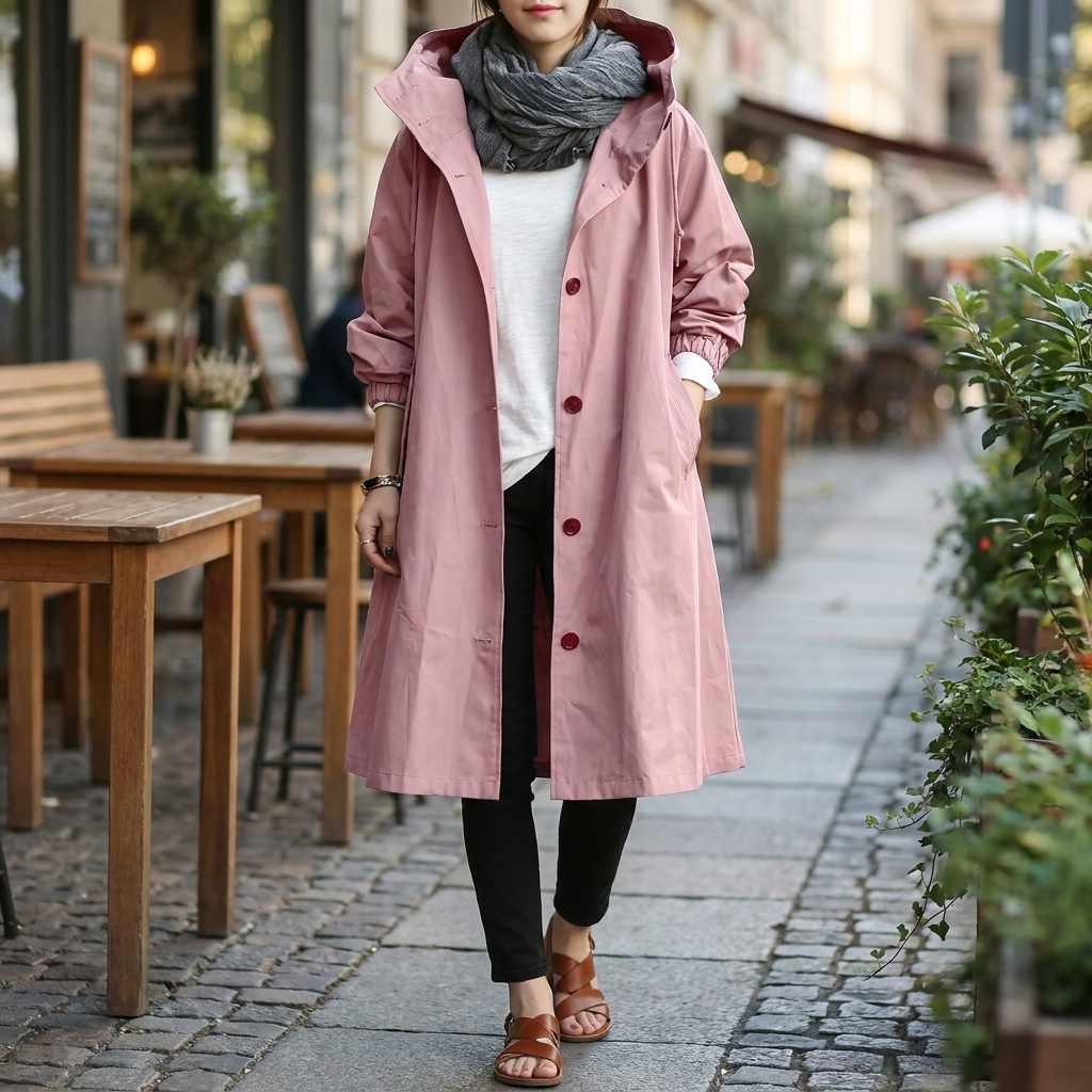 Veste imperméable pour femme – vêtement tendance pour les jours de pluie
