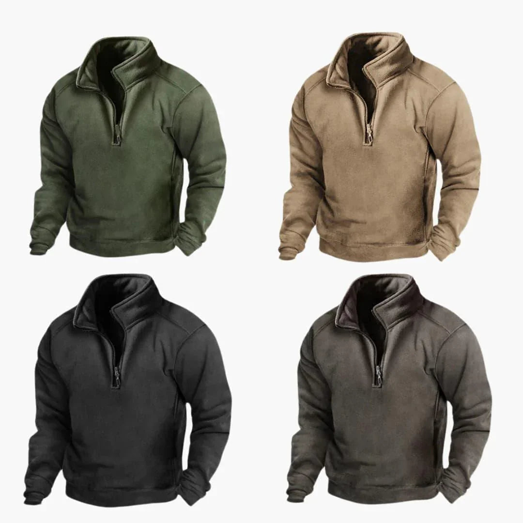 Veste polaire à zip 1/4 pour homme