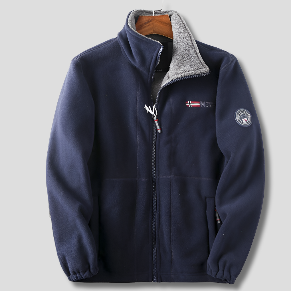 Veste polaire d’extérieur décontractée pour homme