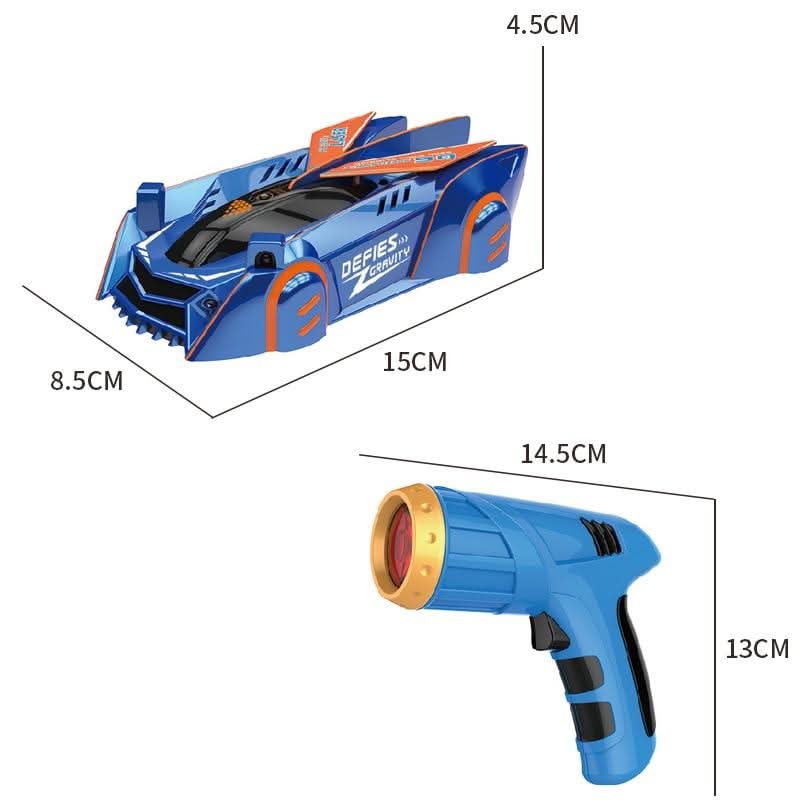 Voiture radiocommandée à commande laser grimpant aux murs pour enfants