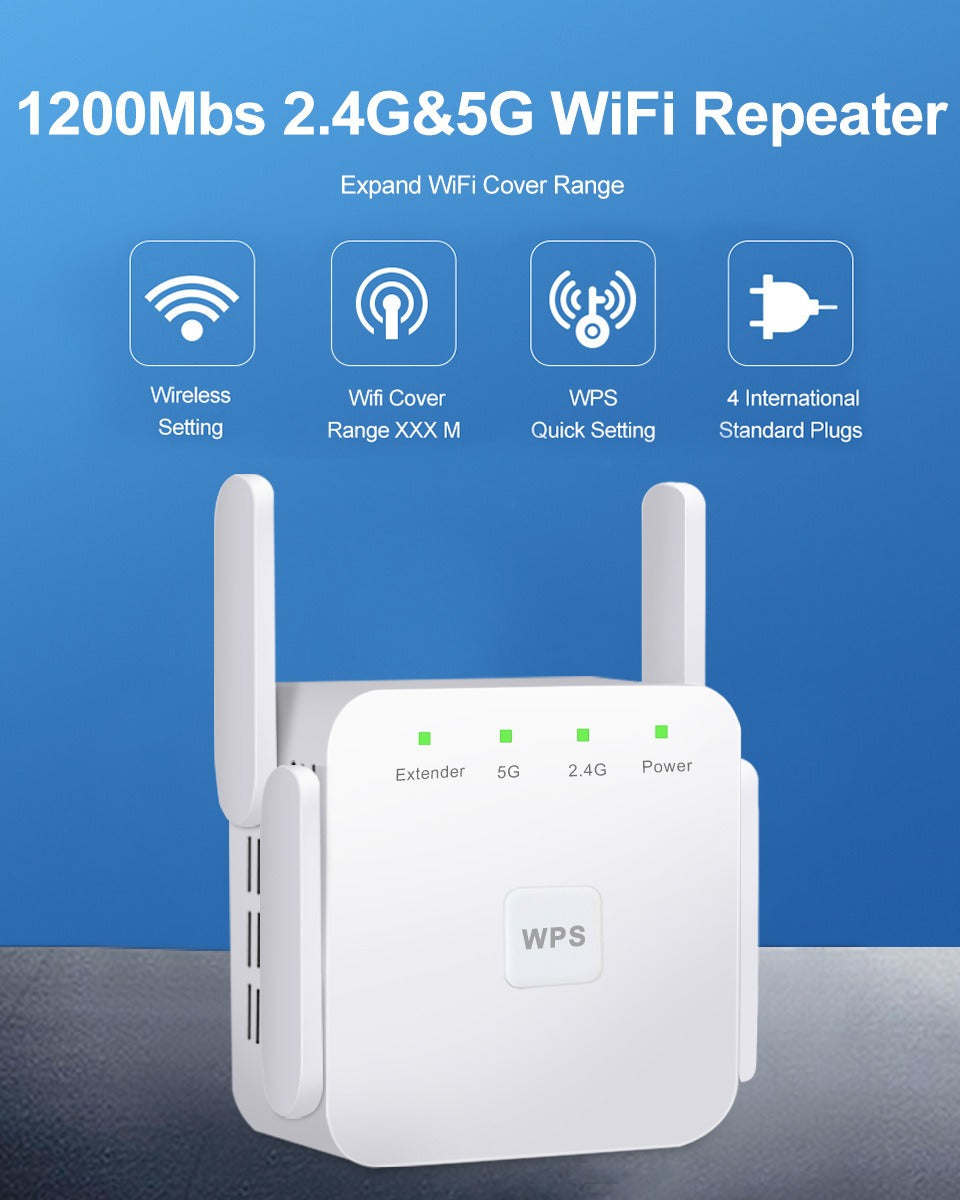 Amplificateur Wi‑Fi 5 GHz – répéteur Wi‑Fi