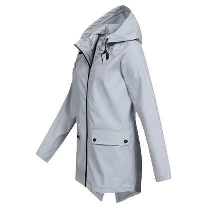 Anorak à capuche pour femme