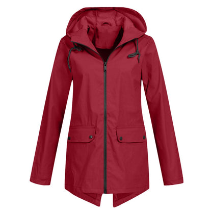 Anorak à capuche pour femme