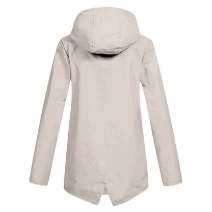 Anorak à capuche pour femme - manteau mi-long