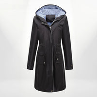Anorak long à capuche femme