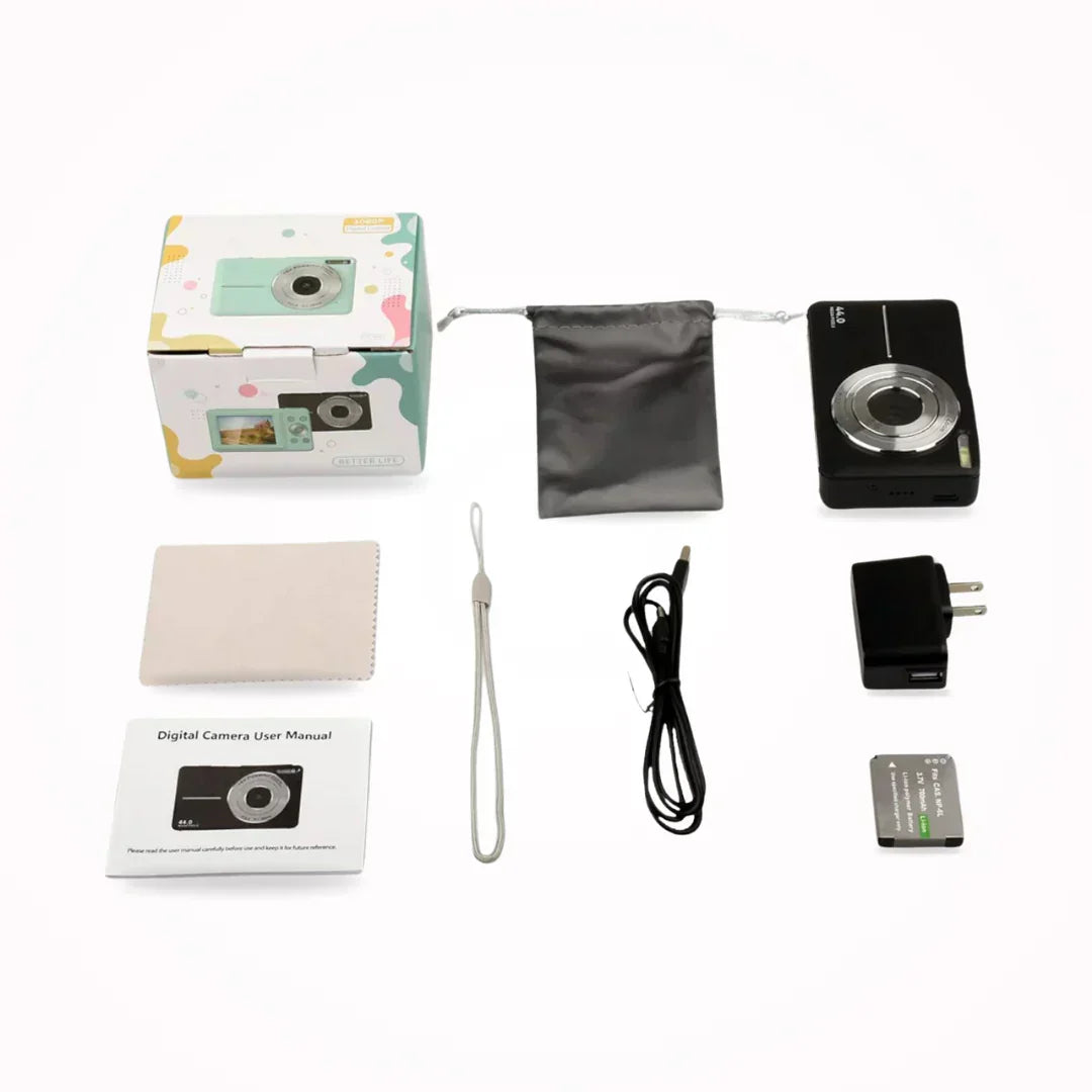 Appareil photo numérique vintage | moments au style rétro | utilisation en un clic