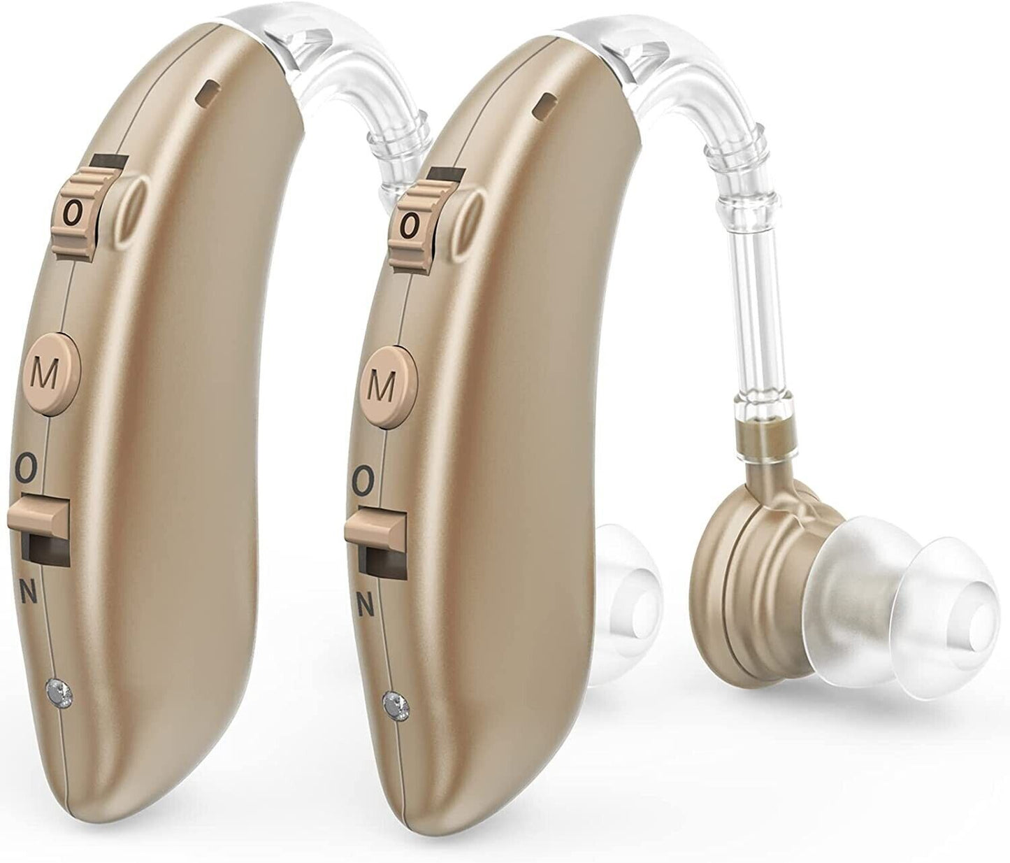 Appareils auditifs numériques rechargeables contour d’oreille avec réduction du bruit