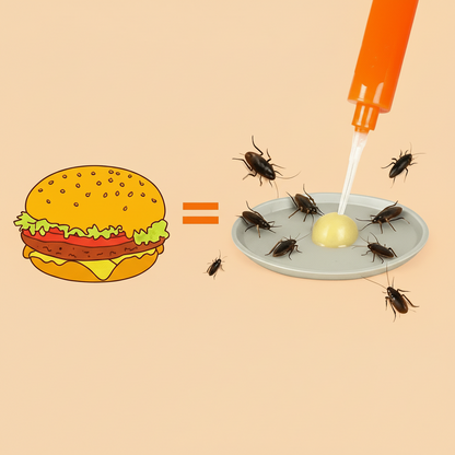 Appât en gel contre les cafards, lot de 3 (10 g) pour une lutte antiparasitaire efficace