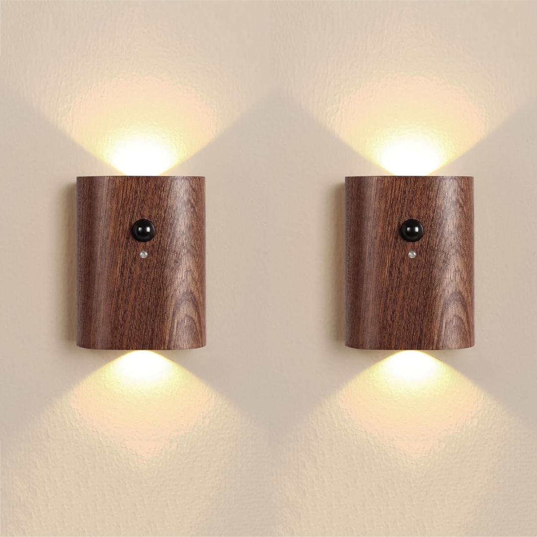 Applique murale LED rechargeable avec détecteur de mouvement – blanc chaud
