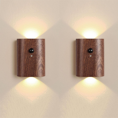 Applique murale LED rechargeable avec détecteur de mouvement – blanc chaud