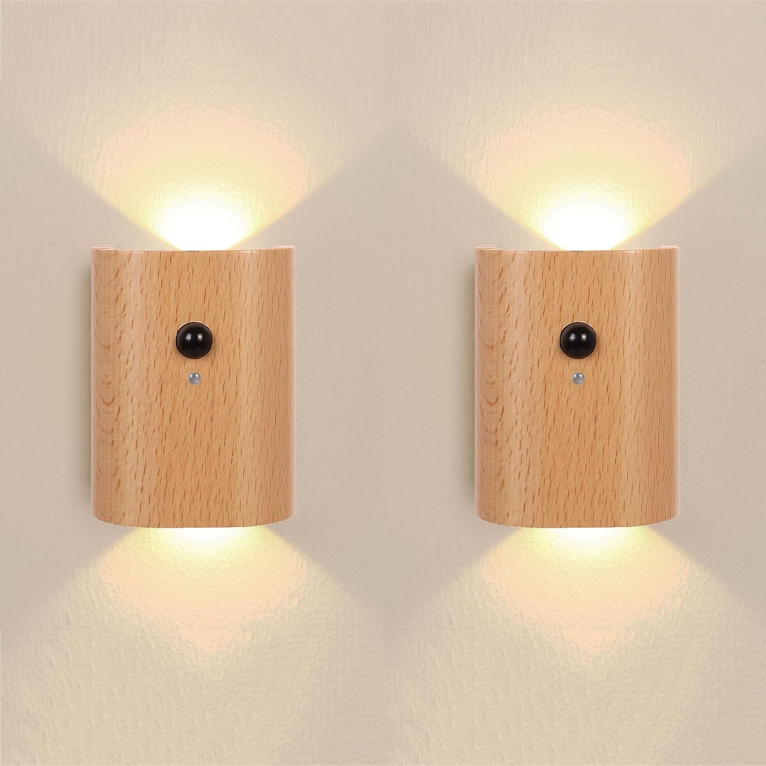 Applique murale LED rechargeable avec détecteur de mouvement – blanc chaud