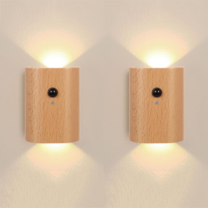 Applique murale LED rechargeable avec détecteur de mouvement – blanc chaud