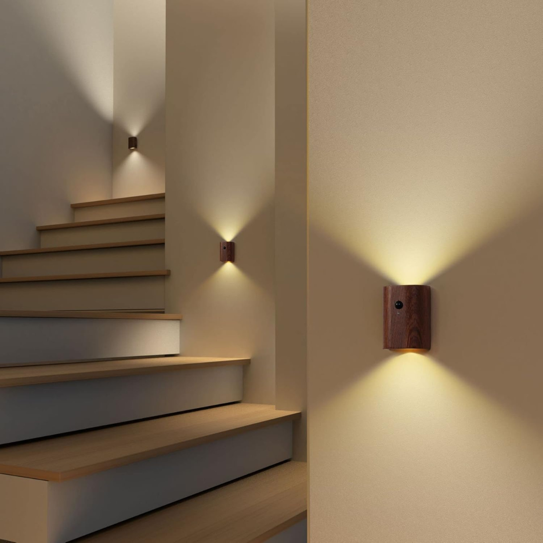 Applique murale LED rechargeable avec détecteur de mouvement – blanc chaud