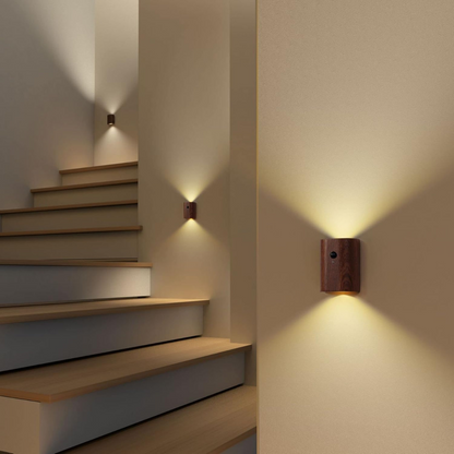 Applique murale LED rechargeable avec détecteur de mouvement – blanc chaud