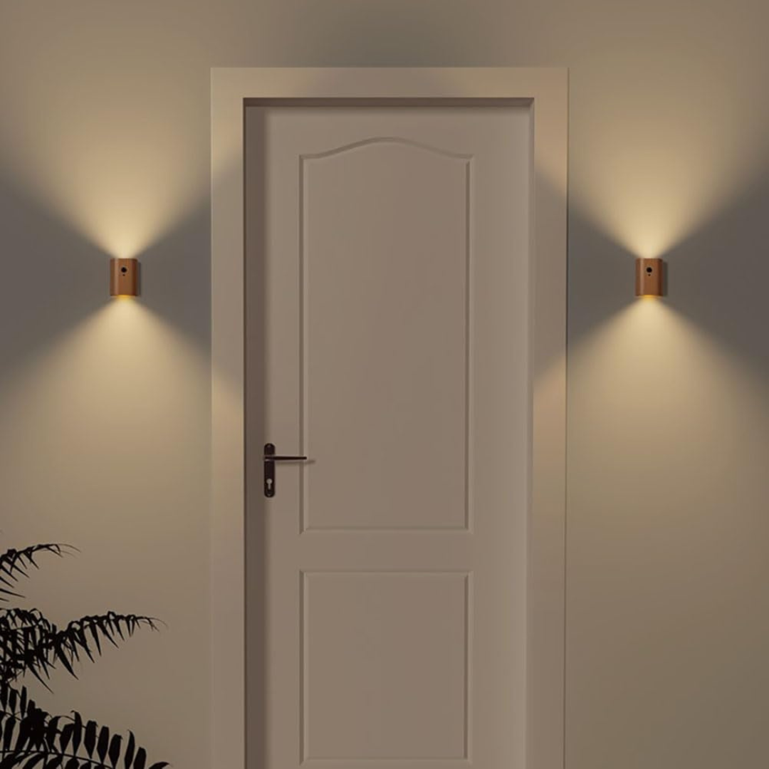 Applique murale LED rechargeable avec détecteur de mouvement – blanc chaud