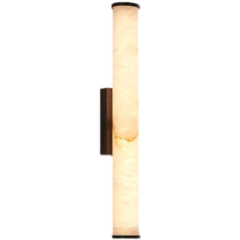 Applique murale moderne – finition marbre – détails cuivrés – style minimaliste
