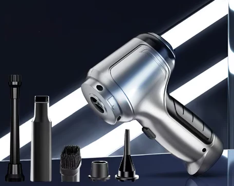 Aspirateur à main sans fil – puissance d’aspiration de 95 000 Pa pour la maison et la voiture – idéal pour un nettoyage stylé et ultra-rapide partout