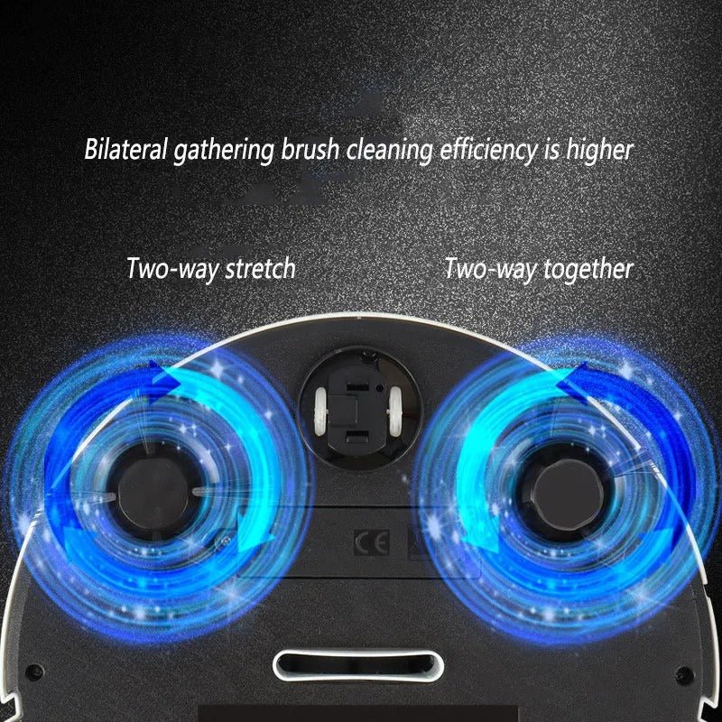 Aspirateur robot intelligent à nettoyage ultra-silencieux et filtration HEPA