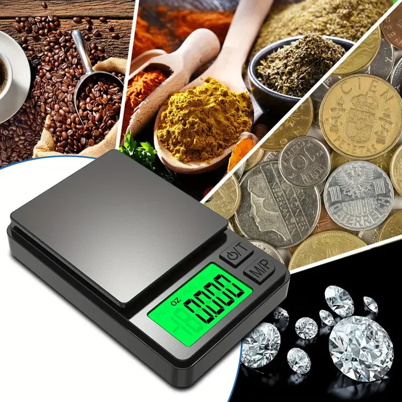 Balance de poche numérique - capacité 1000 g, précision 0,1 g