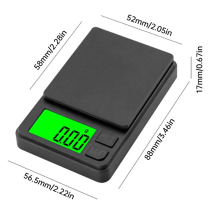 Balance de poche numérique - capacité 1000 g, précision 0,1 g