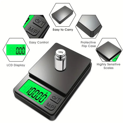 Balance de poche numérique - capacité 1000 g, précision 0,1 g