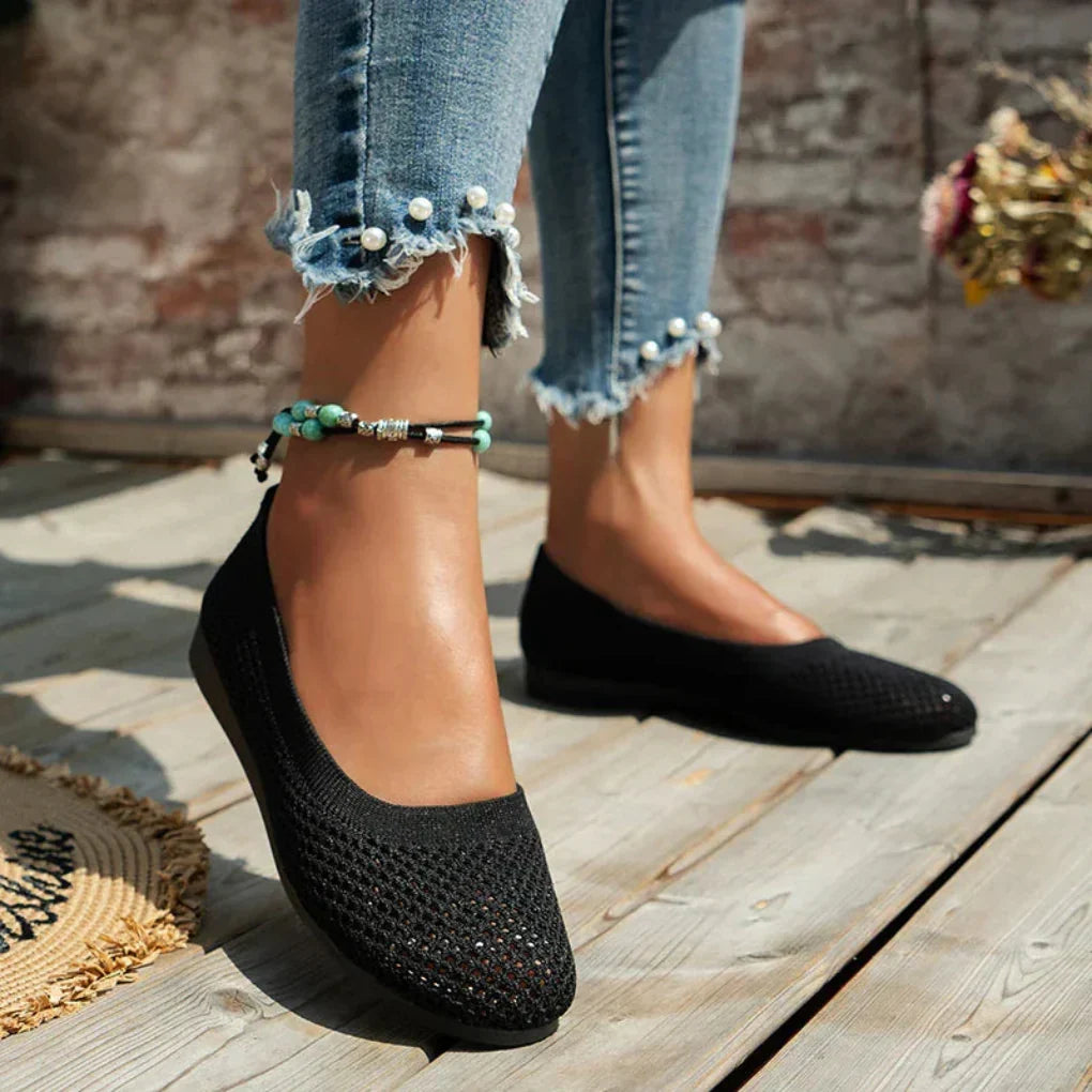 Ballerines à enfiler pour femme, mode, confort estival