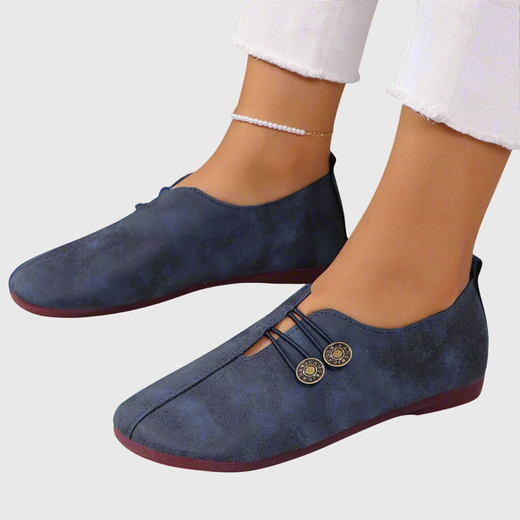 Ballerines confort à enfiler pour femme