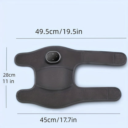 Bandage chauffant – 3-en-1 chaleur et vibration pour genou, épaule et coude