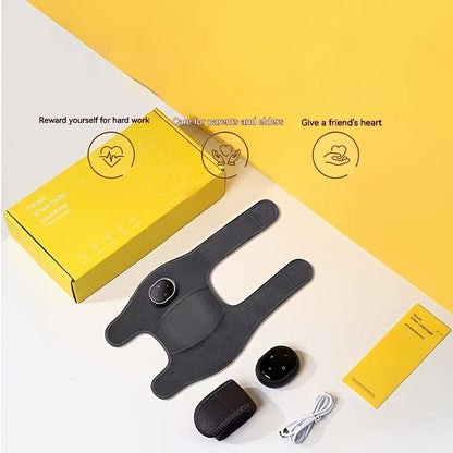Bandage chauffant – 3-en-1 chaleur et vibration pour genou, épaule et coude