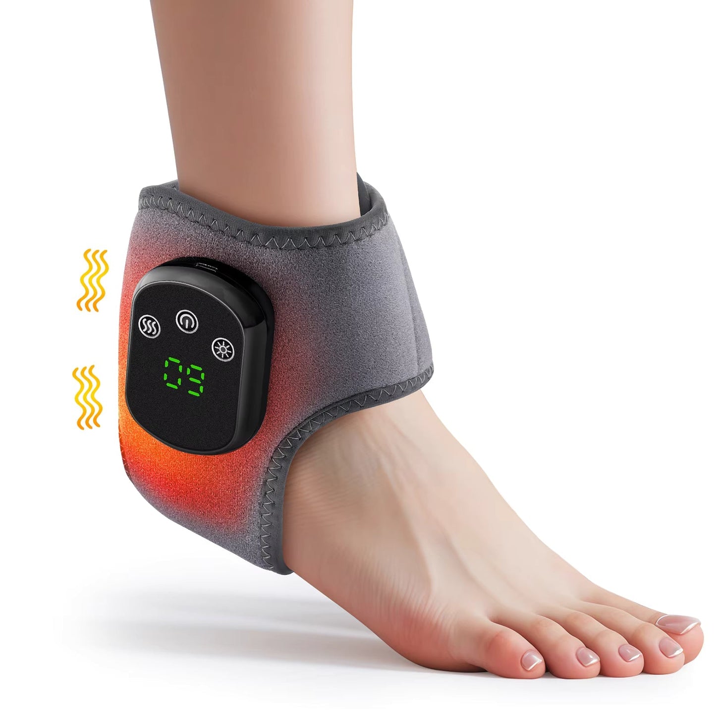 Bandage chauffant électrique sans fil pour le pied et la cheville